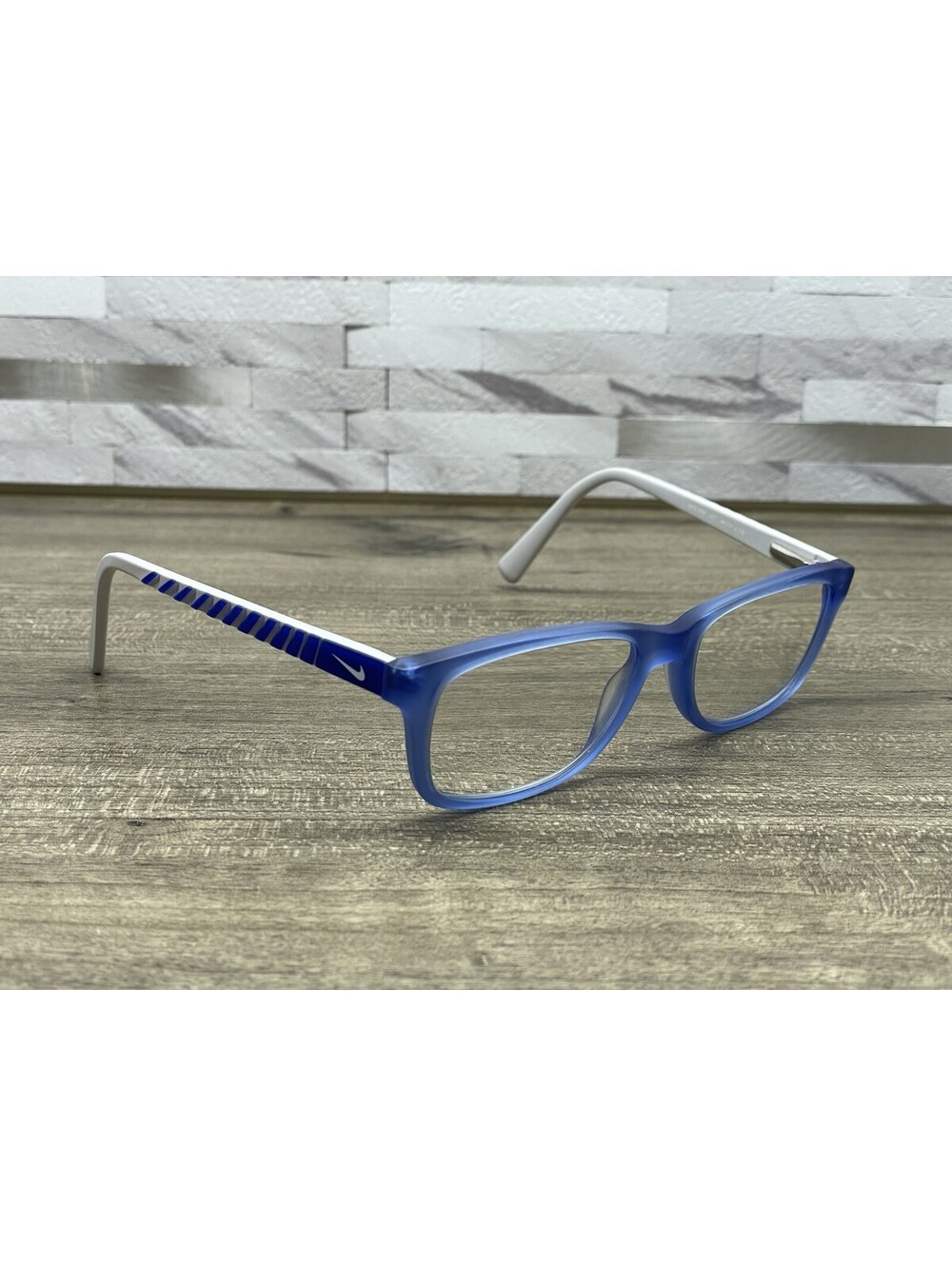 NIKE Youth Eyeglasses 5509 417 Matte Pacific Blue & White 48[]17/130 Frames Only